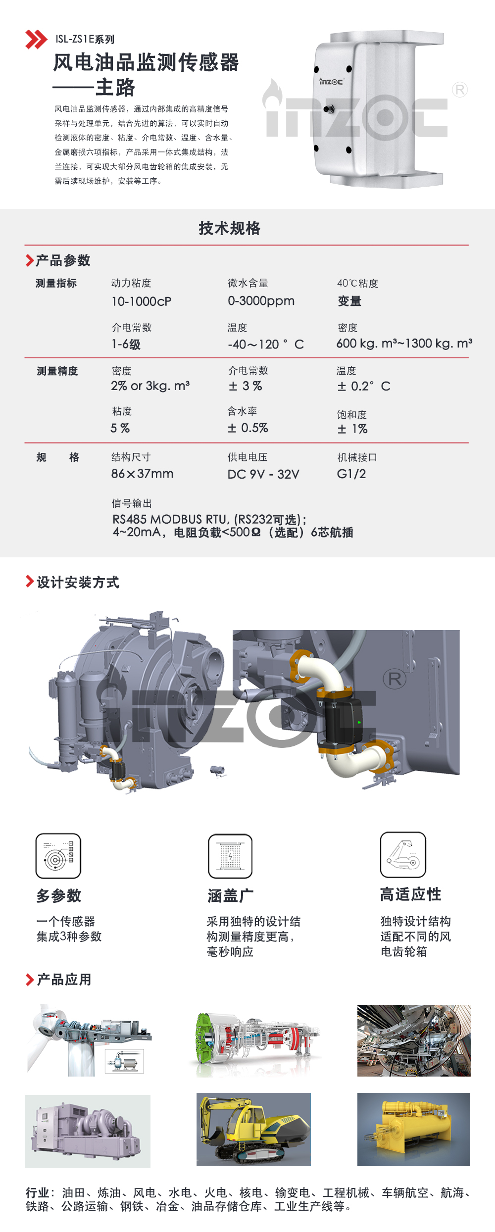 風電油品傳感器